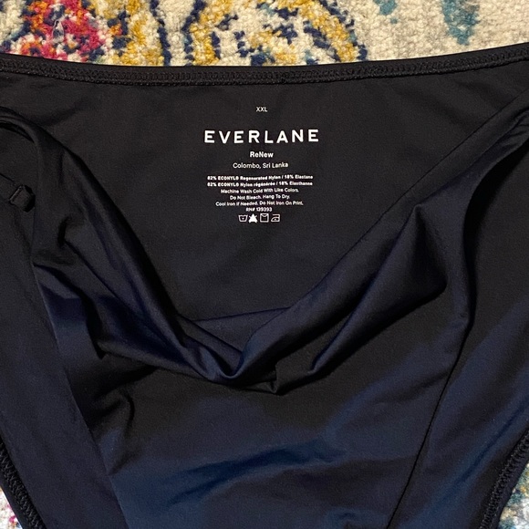 Everlane String Bikini Bottom, Black | Sz XXL - Picture 3 of 7